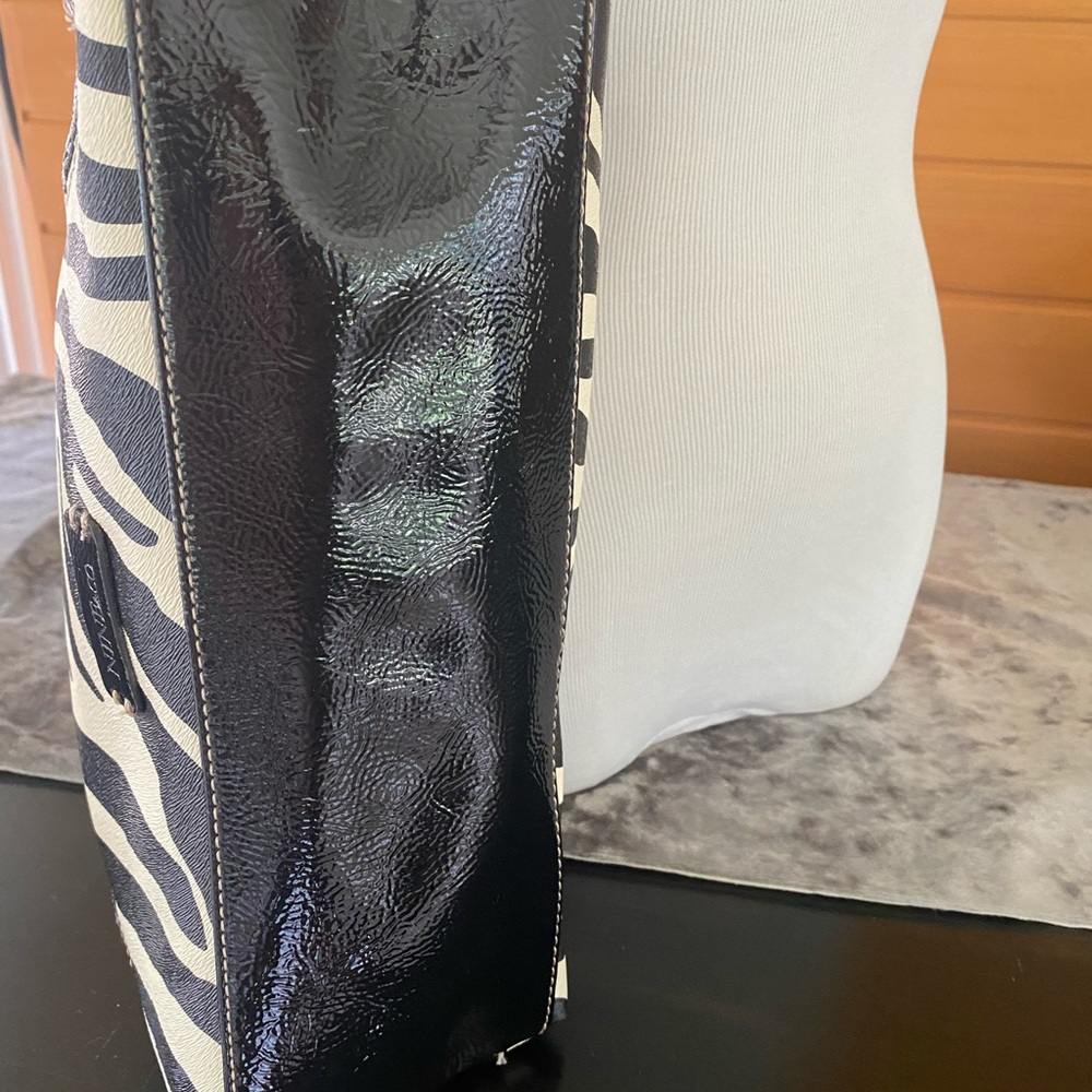 Nine & co Blk/Wht zebra bag